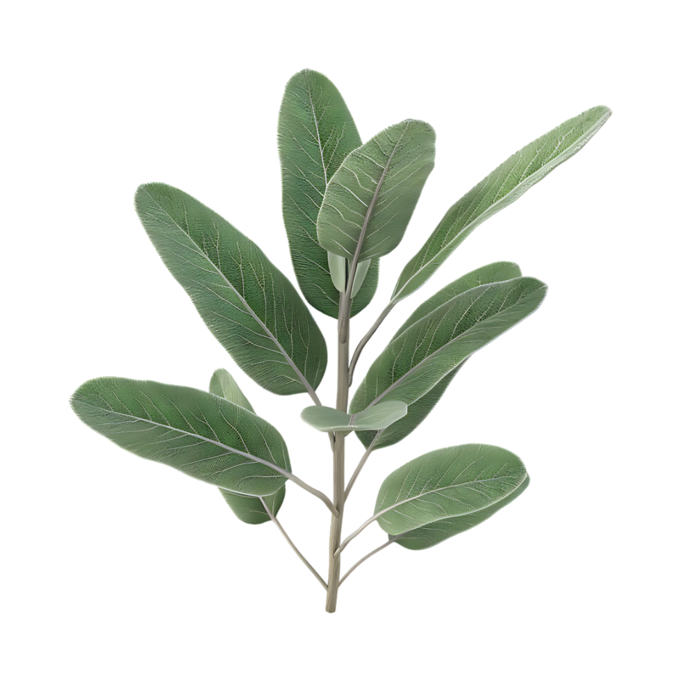 Sage Herb on Transparent Background png