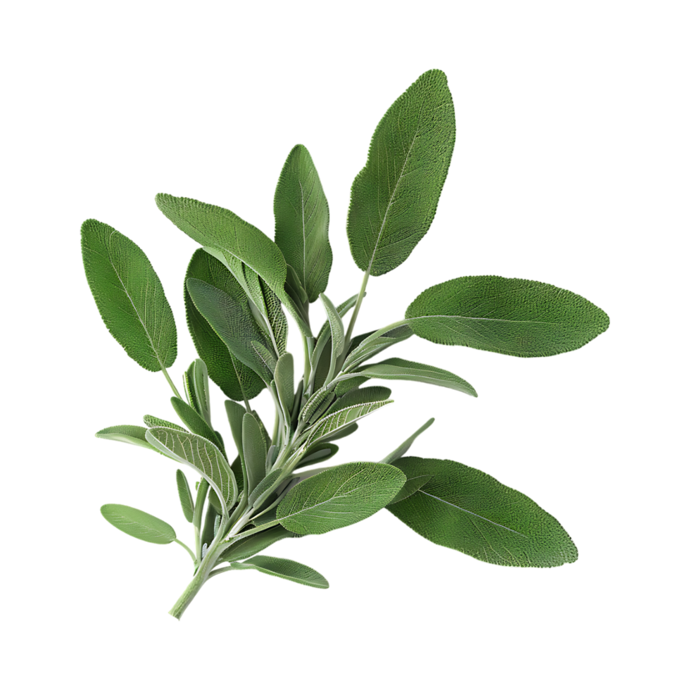 Sage Herb on Transparent Background png