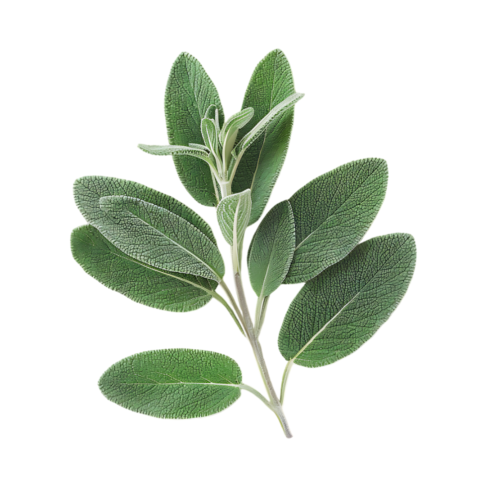 Sage Herb on Transparent Background png