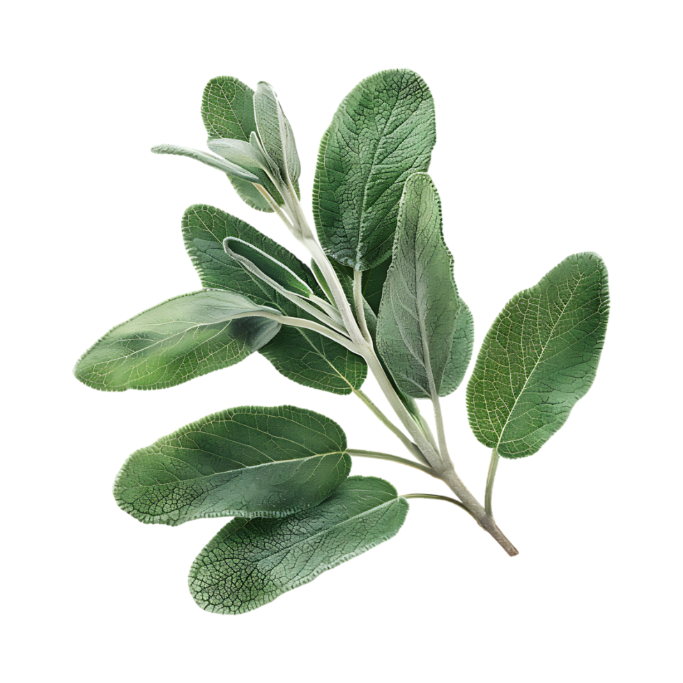 Sage Herb on Transparent Background png