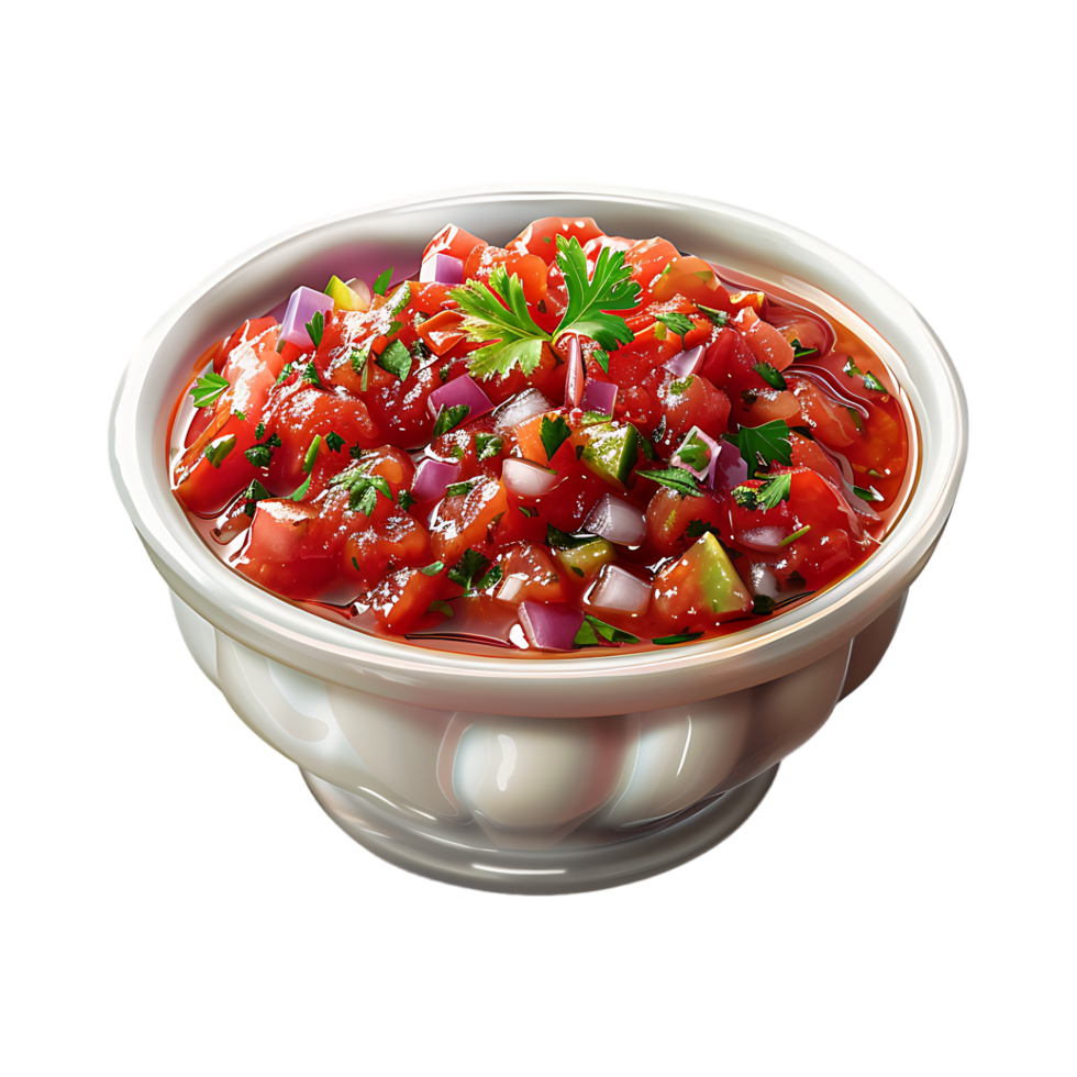 Mix Salad in a Bowl on Transparent Background png