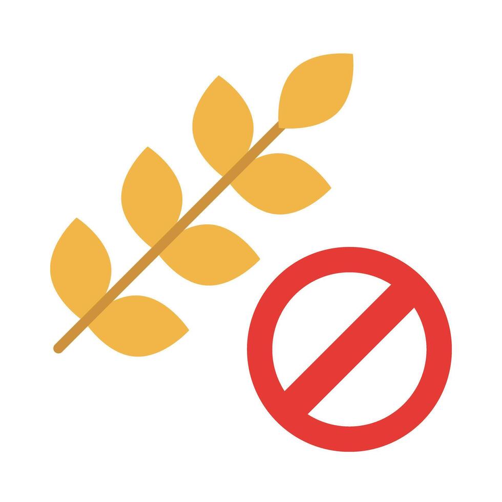 Gluten Free Icon Design vector