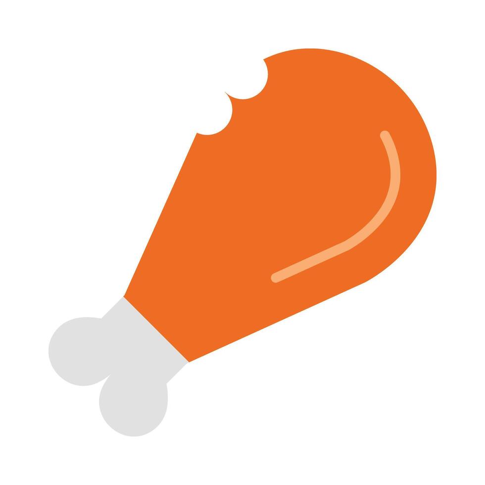 Chicken Leg Icon Design vector