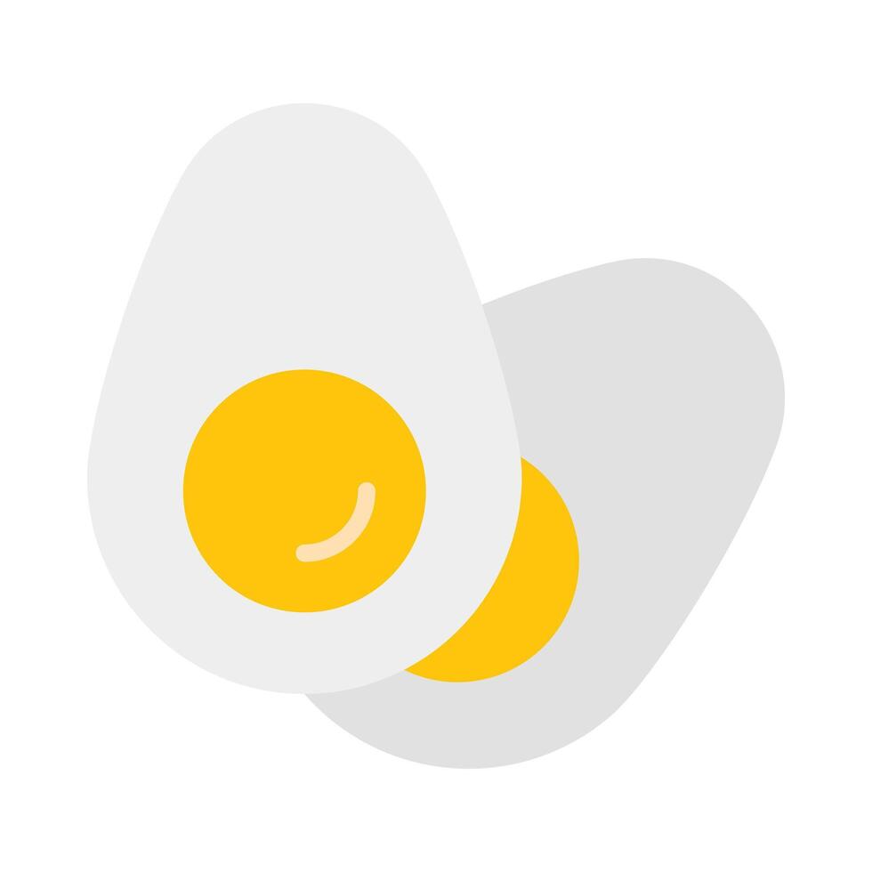 Boiled Egg Icon Design vector