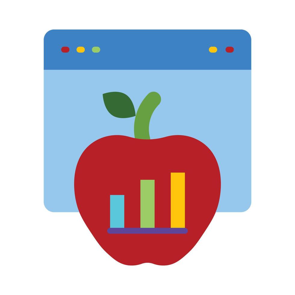 Graph Icon Design vector