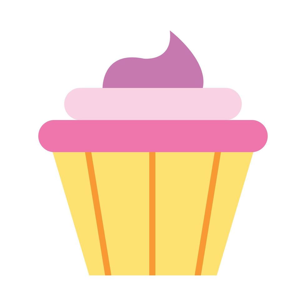 Cupcake Icon Design vector