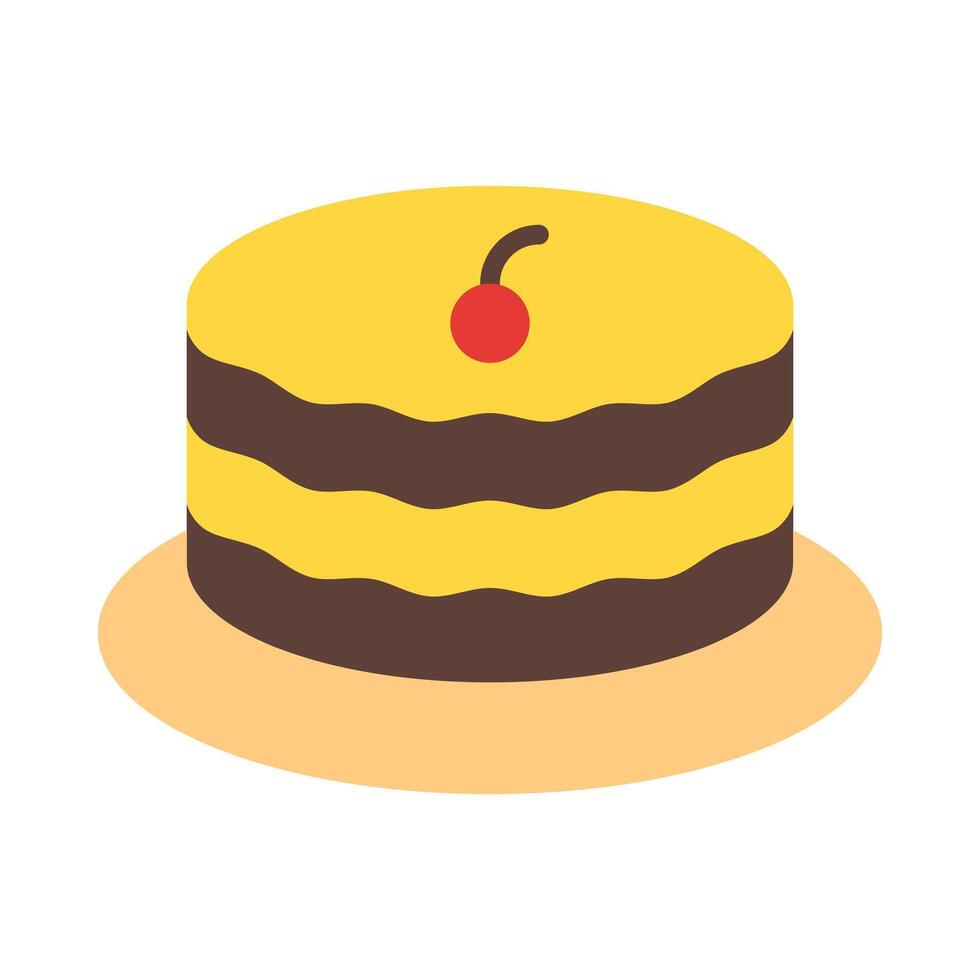 Pudding Icon Design vector