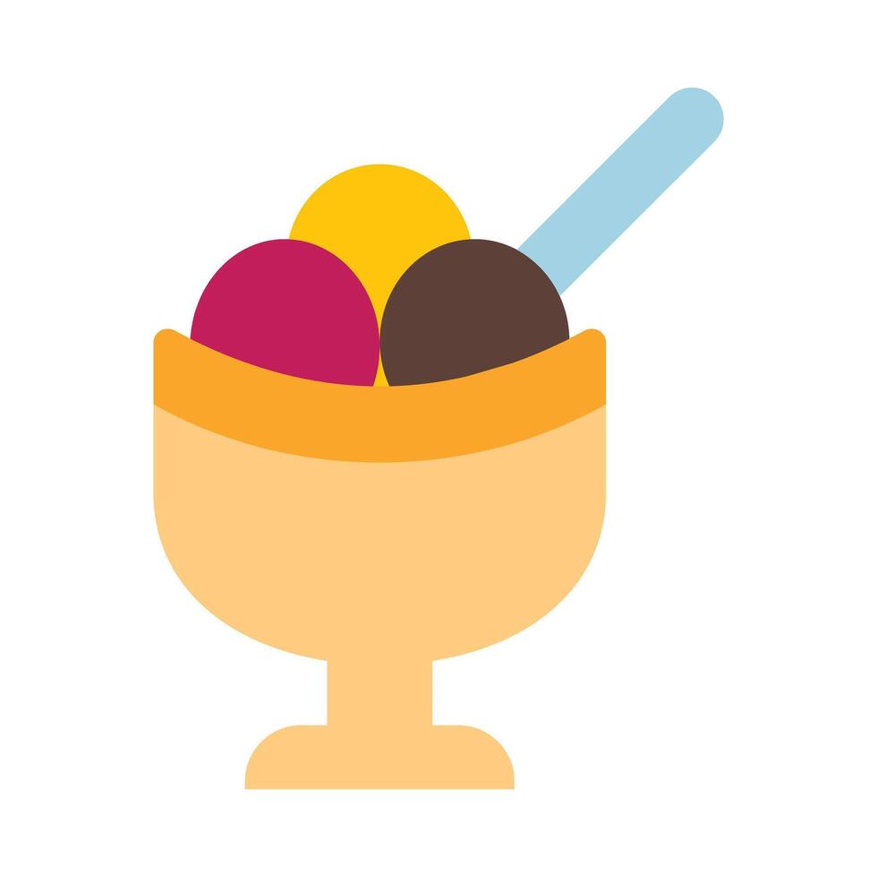 Sorbet Icon Design vector