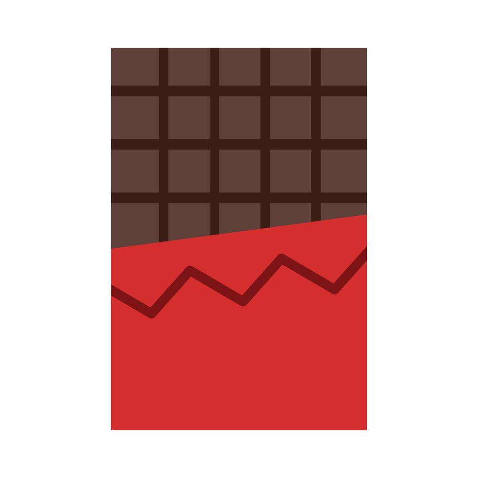 Chocolate Bar Icon Design vector