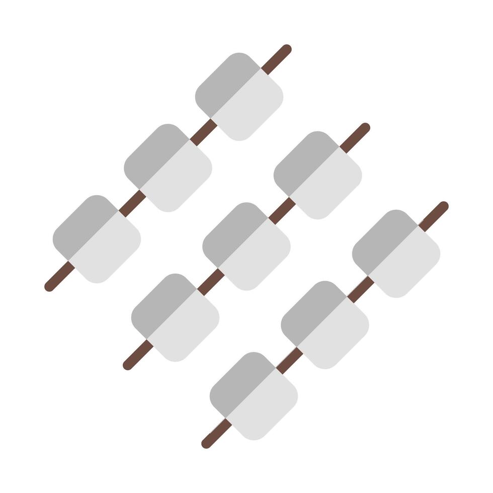 Marshmallow Icon Design vector