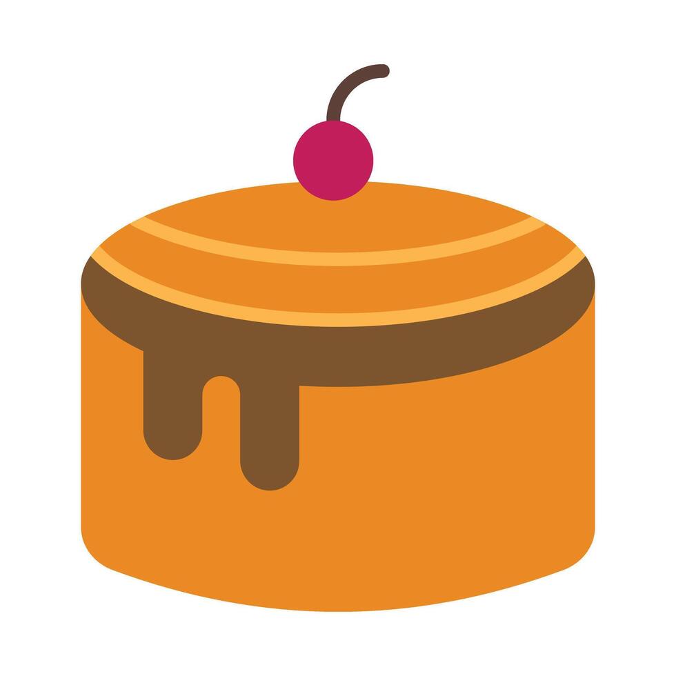 Cinnamon Roll Icon Design vector