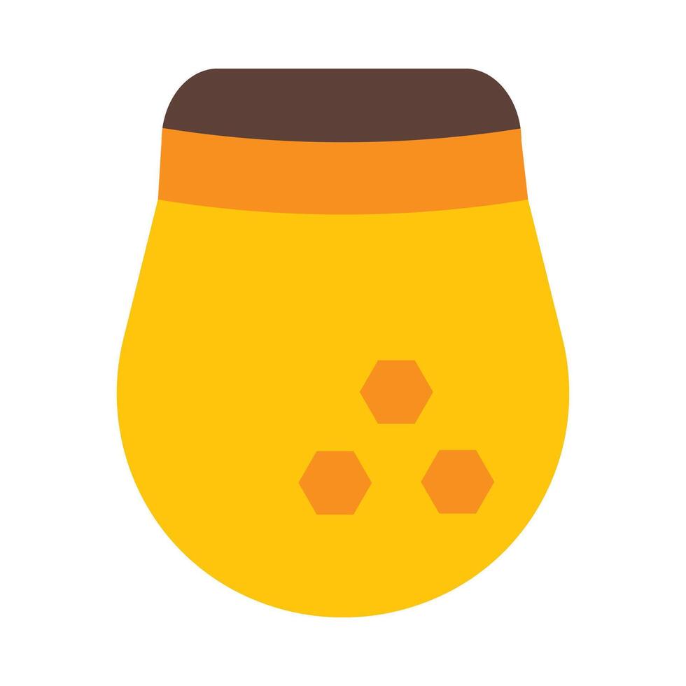 Honey Jar Icon Design vector