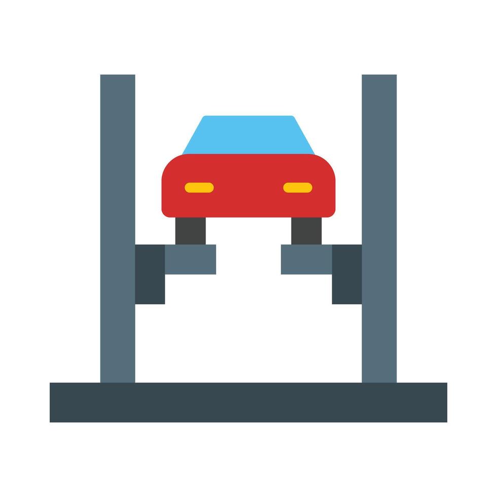 Car Lift Icon Design vector