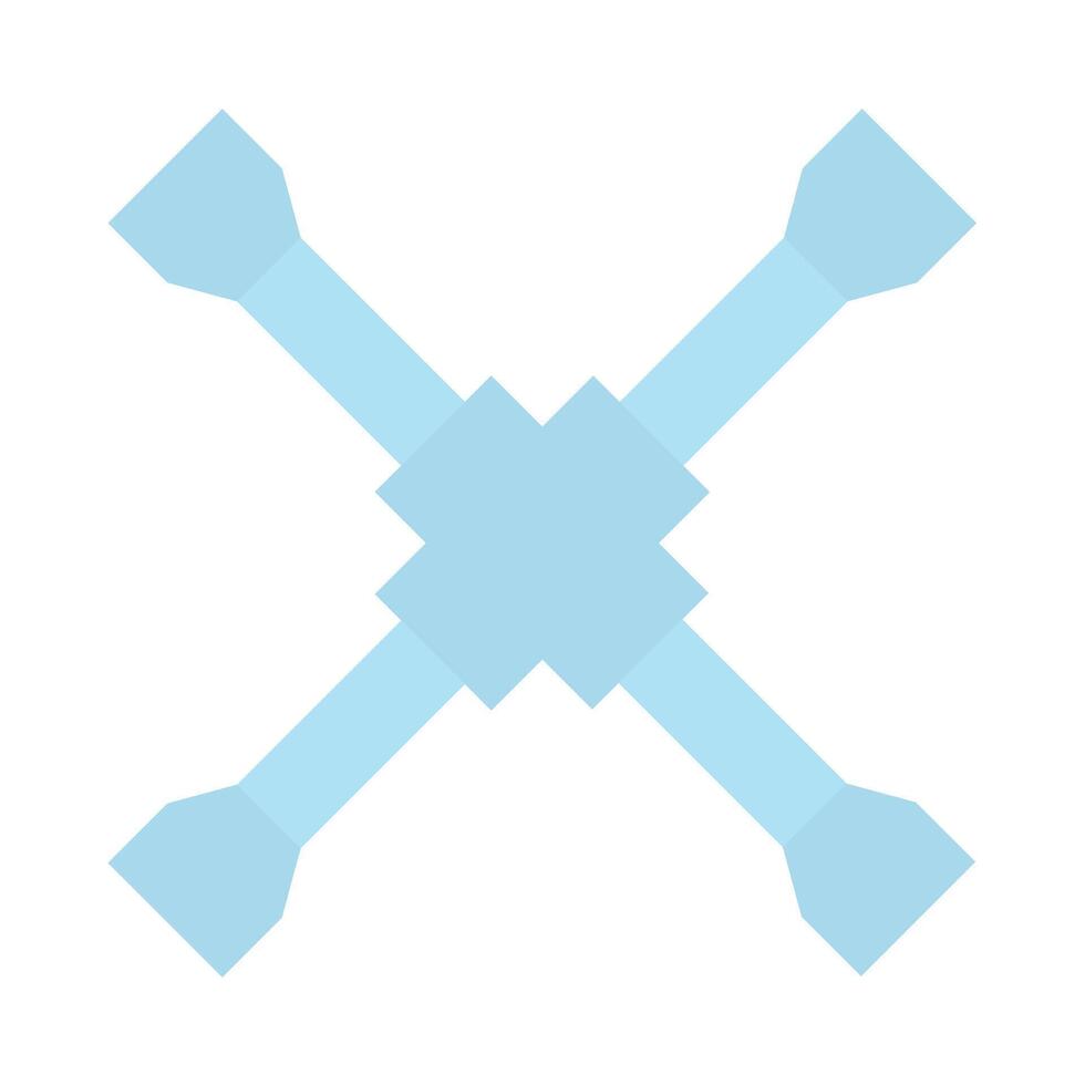 Lug Wrench Icon Design vector