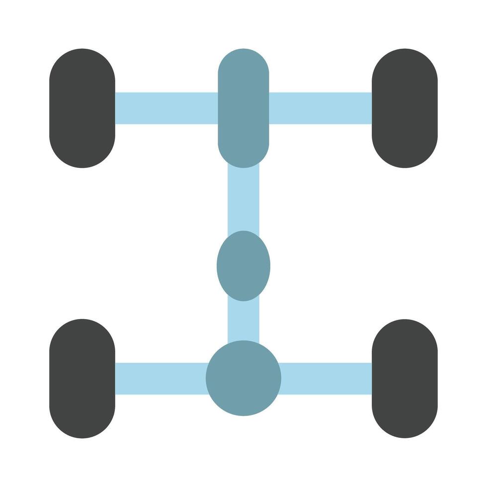 Undercarriage Icon Design vector