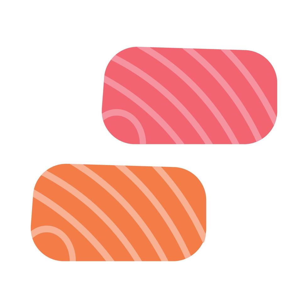 Sashimi Icon Design vector