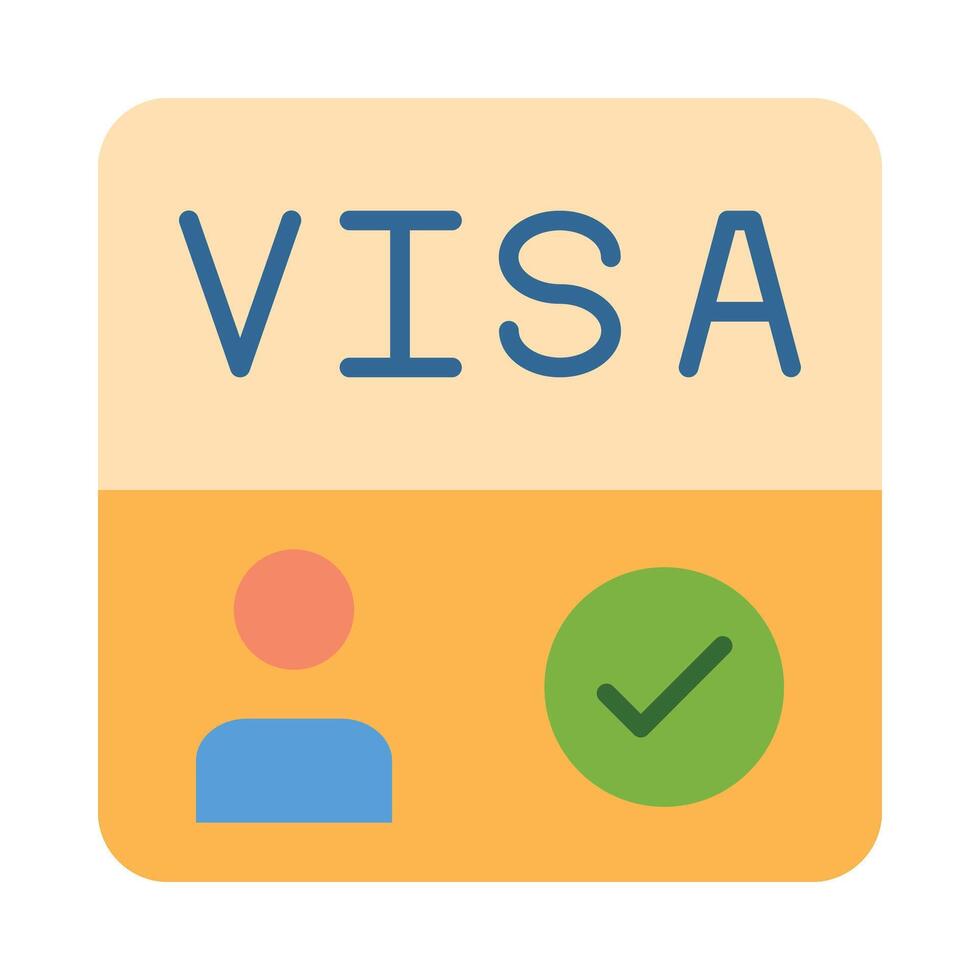 Visa Icon Design vector