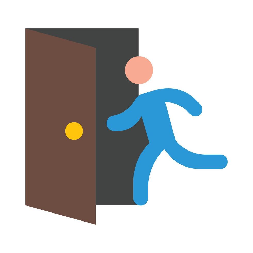 Exit Icon Design vector