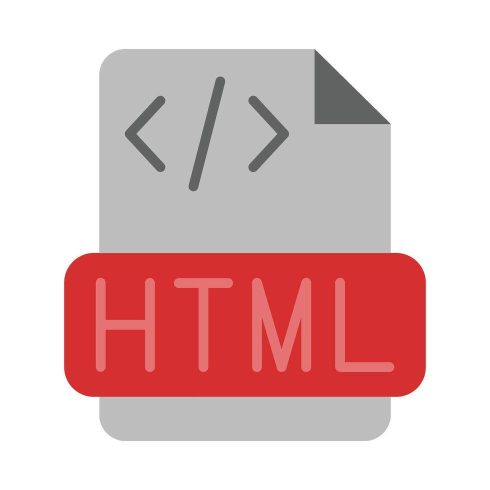 Html File Icon Design 46399724 Vector Art at Vecteezy