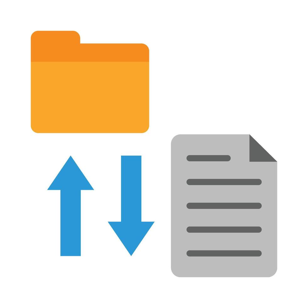 File Transfer Icon Design vector