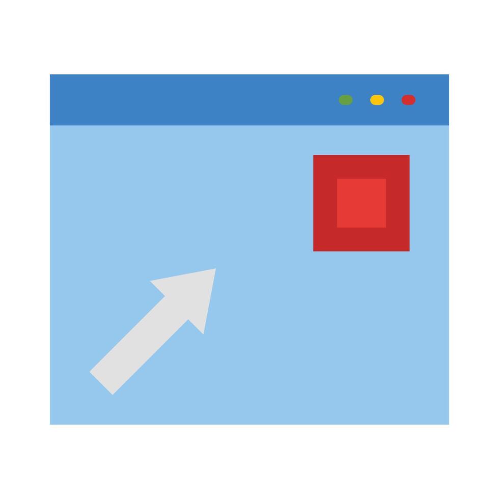 Pop Up Icon Design vector