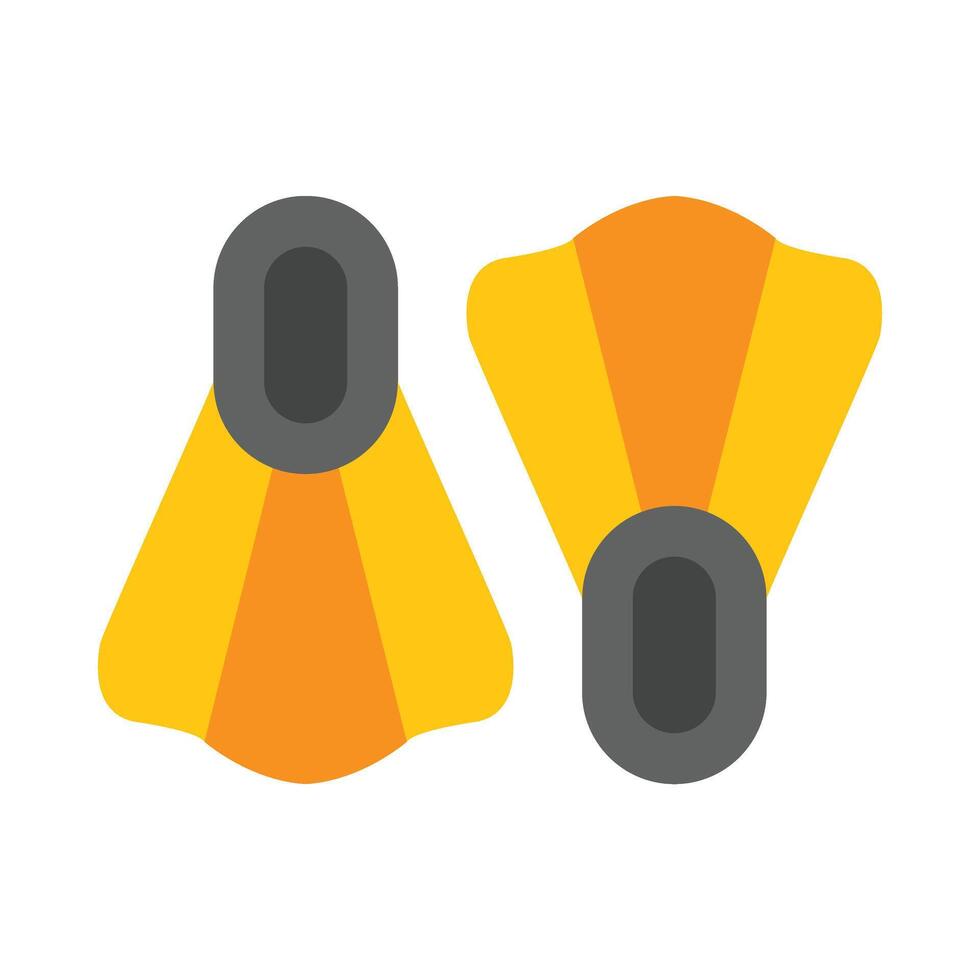 Flippers Icon Design vector