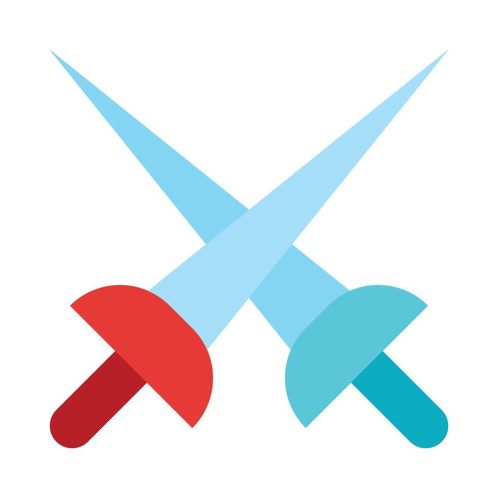Fencing Icon Design vector