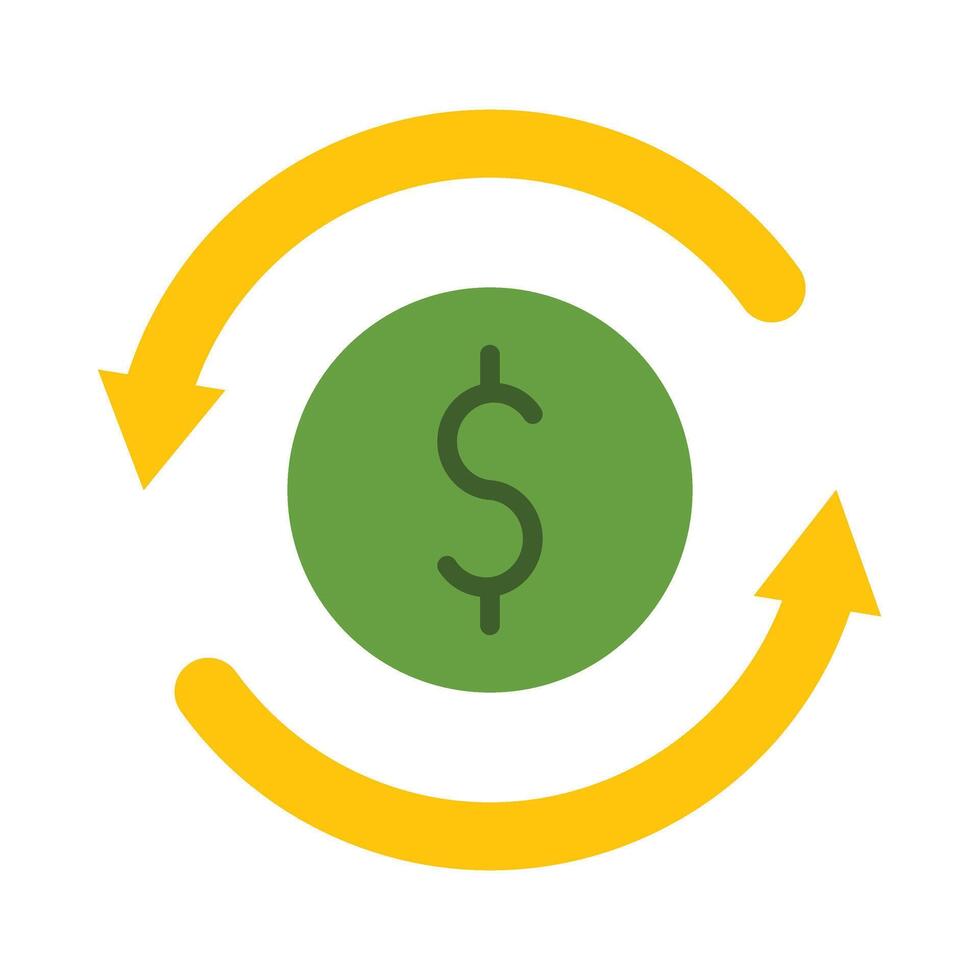 Return Of Investment Icon Design vector