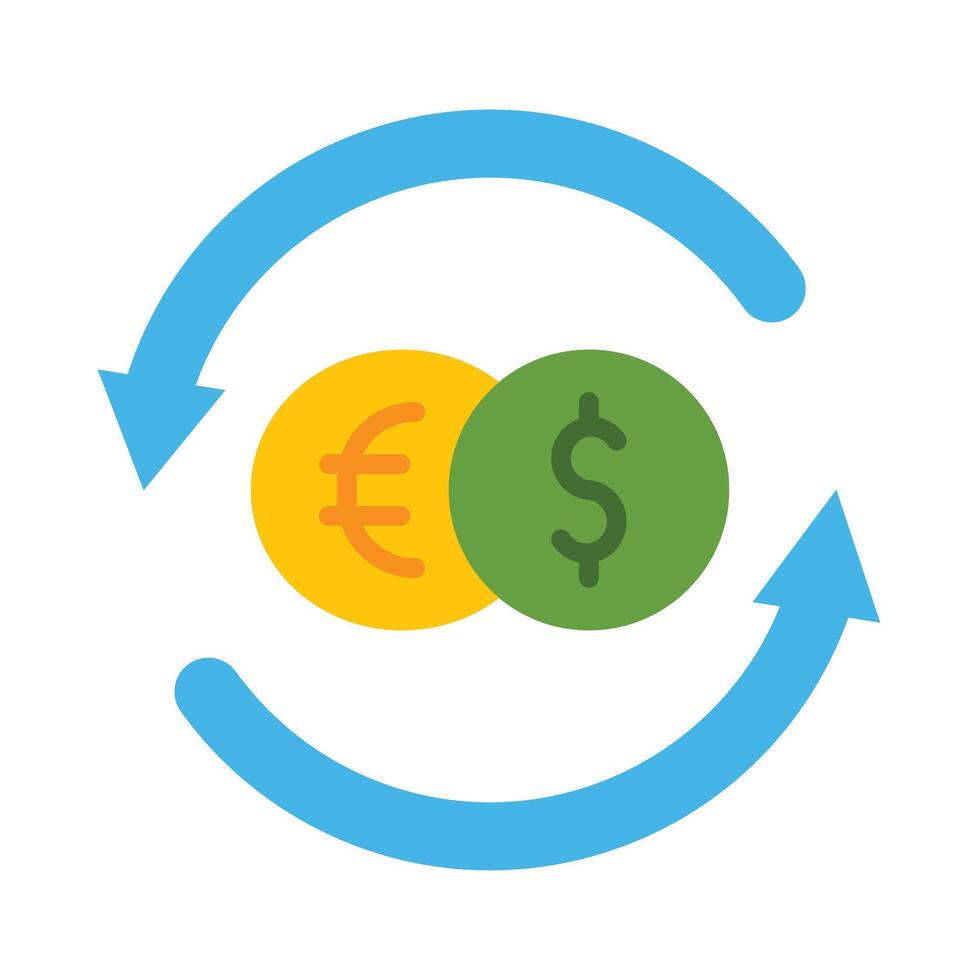 Exchange Icon Design vector