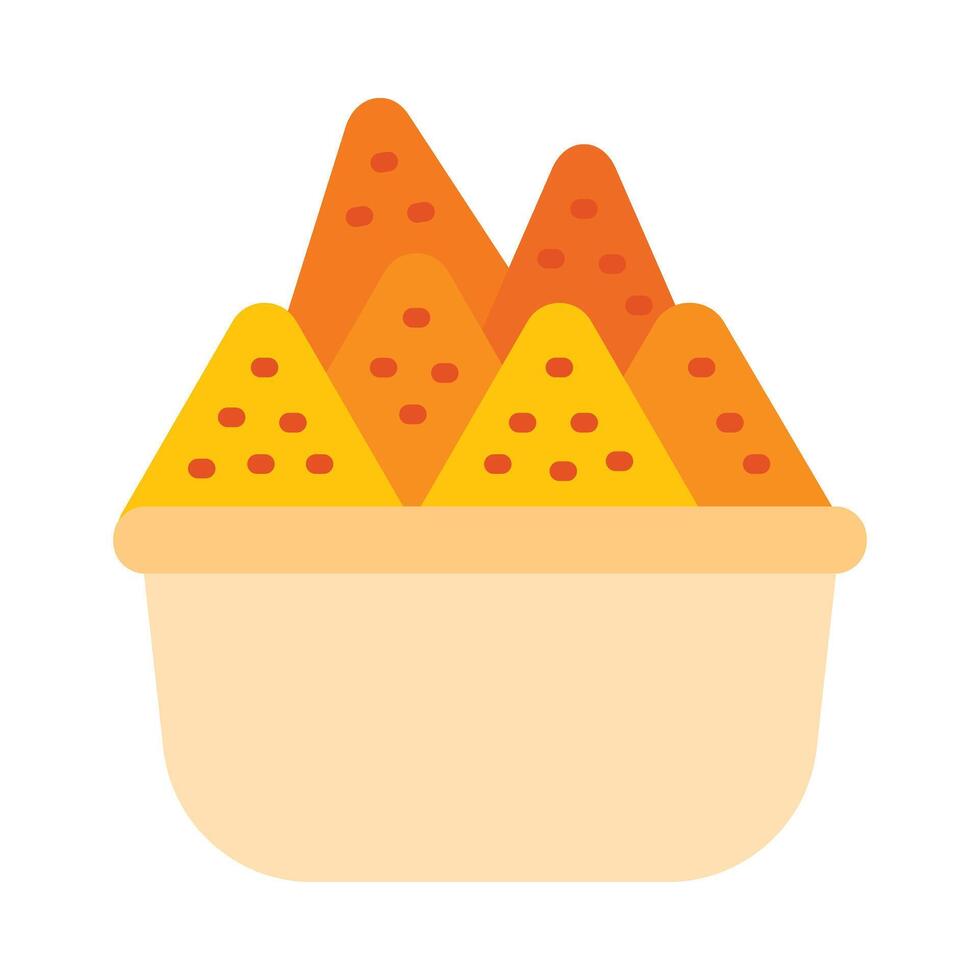 Nachos Icon Design vector