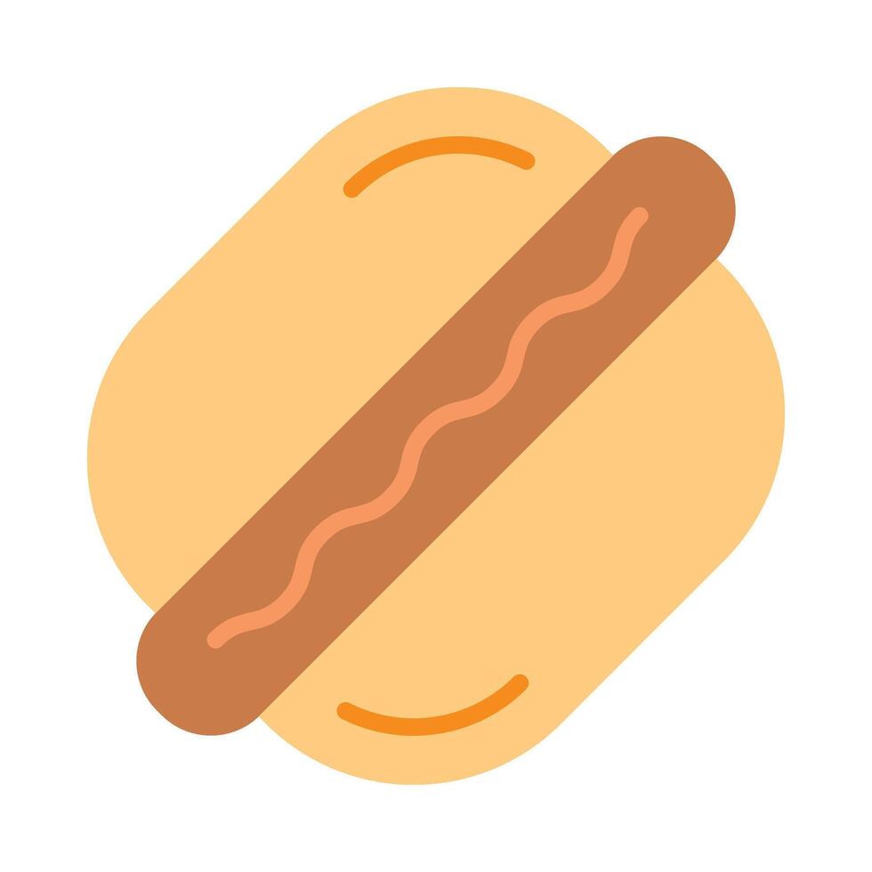 Hot Dog Icon Design vector