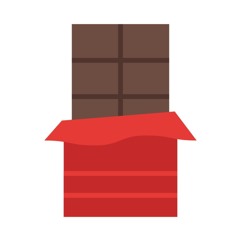 Chocolate Bar Icon Design vector