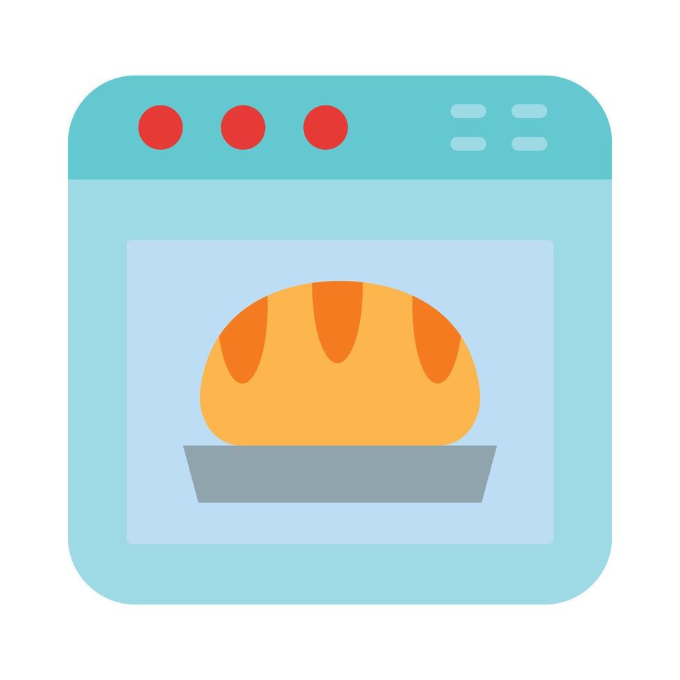 Oven Icon Design vector