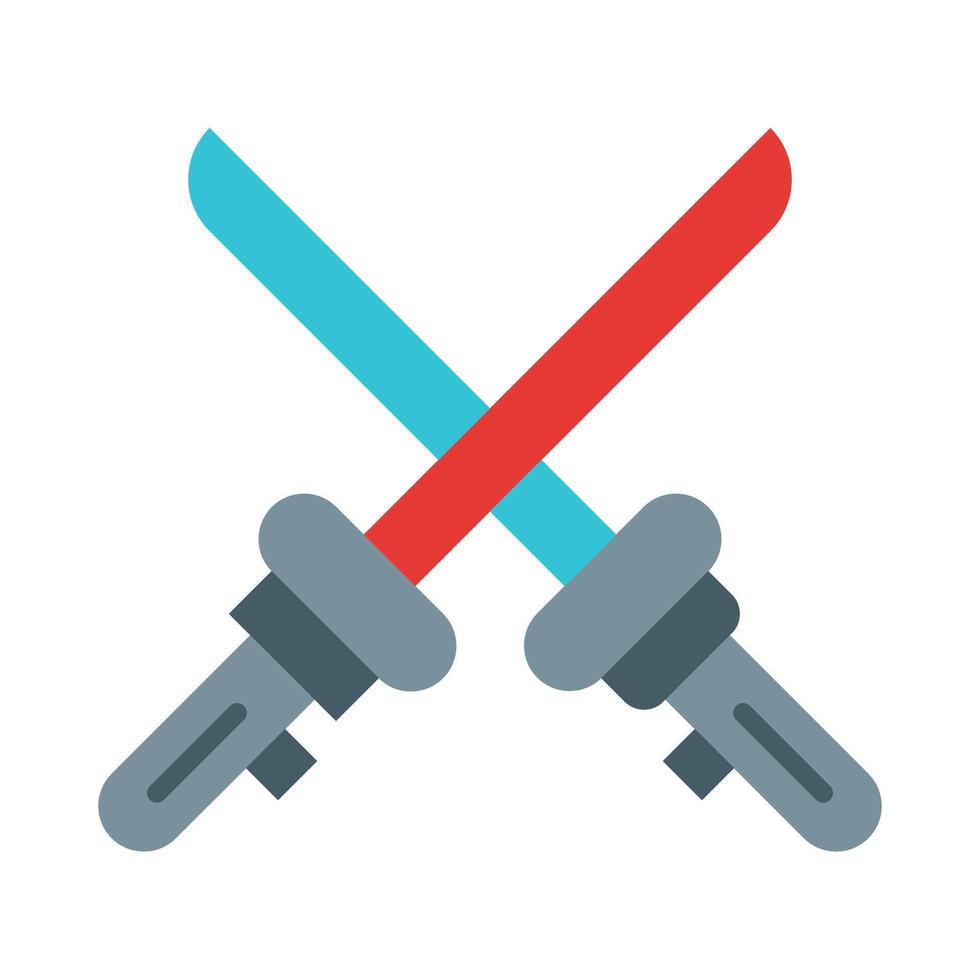 Laser Sword Icon Design vector