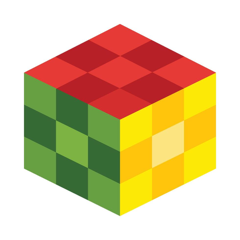 Rubik Icon Design vector