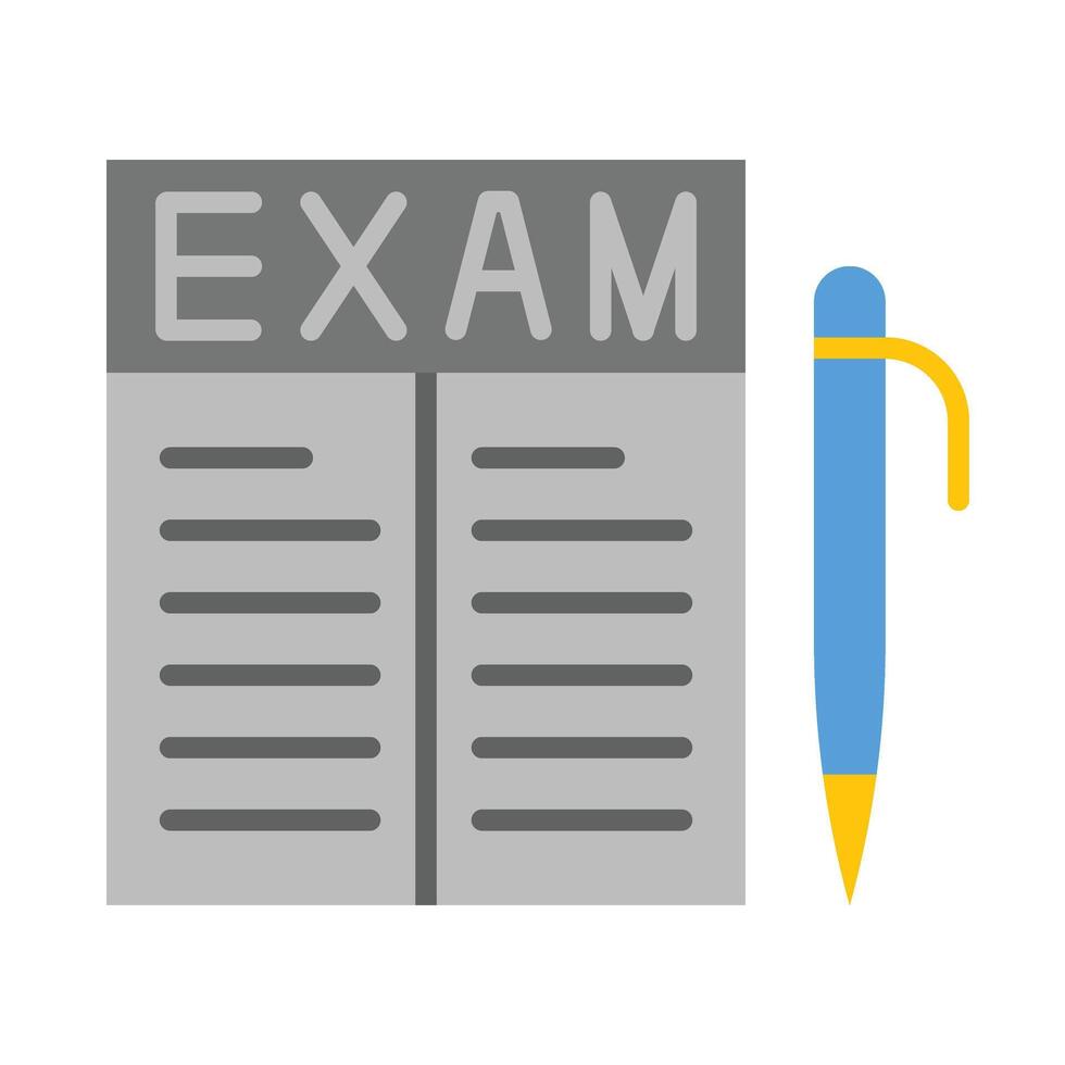 Exam Icon Design vector