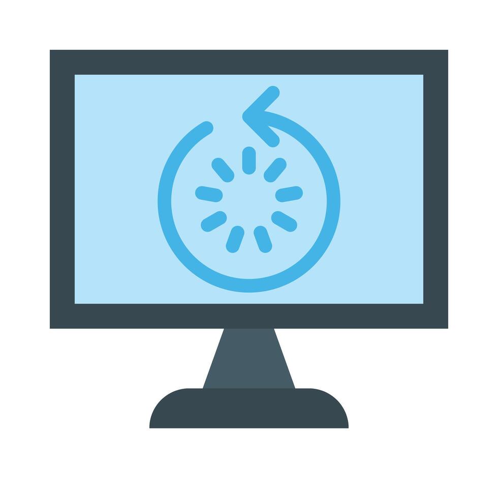 Restart Icon Design vector