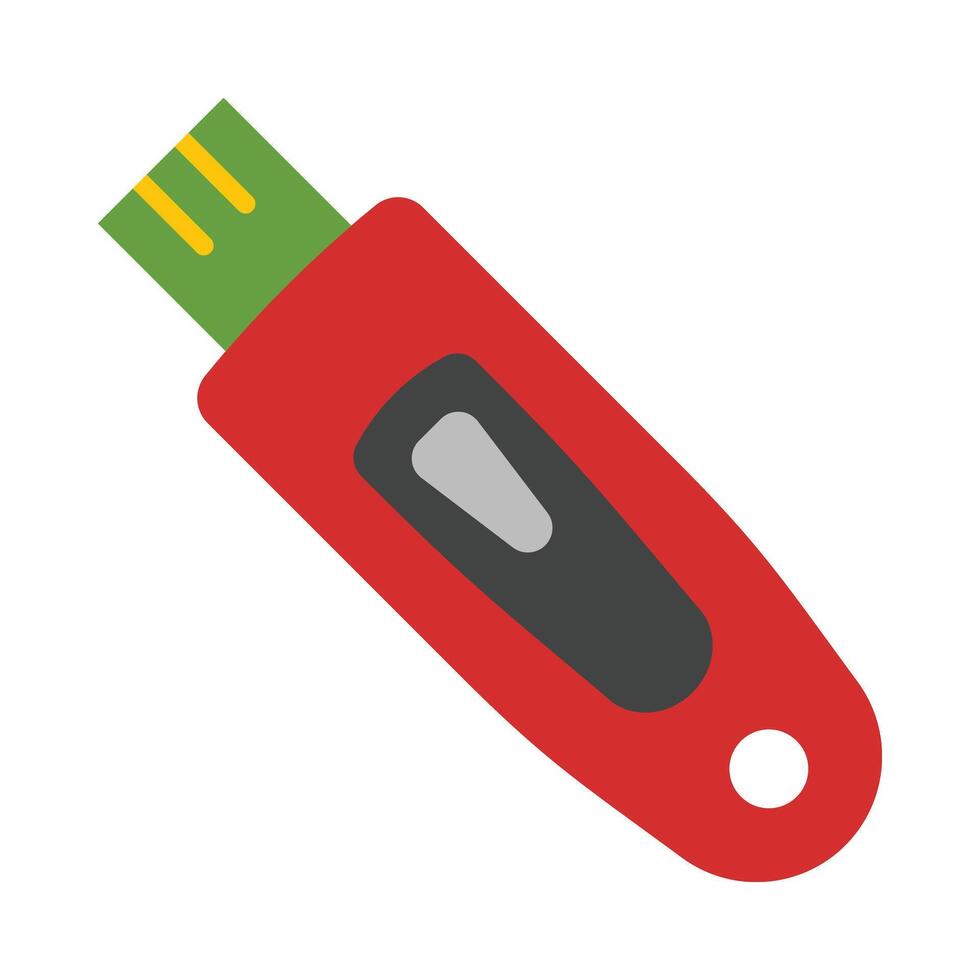 Usb Drive Icon Design vector