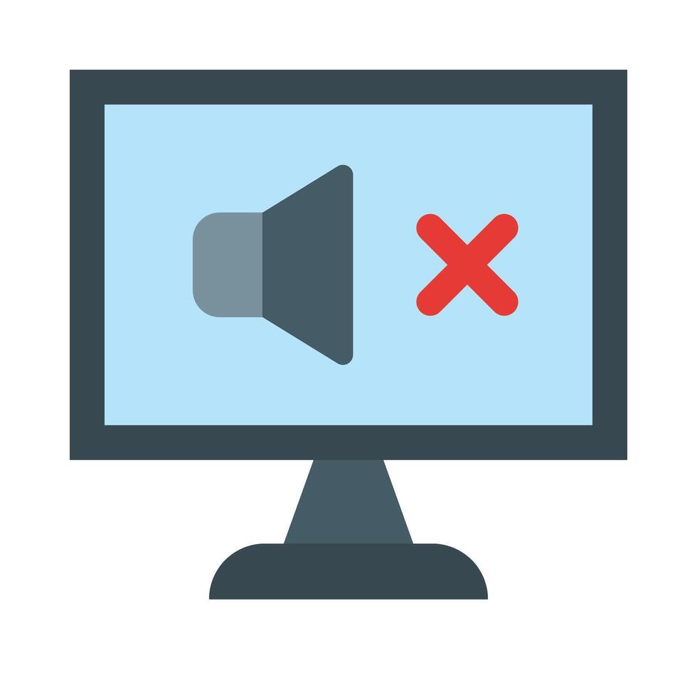 No Sound Icon Design vector