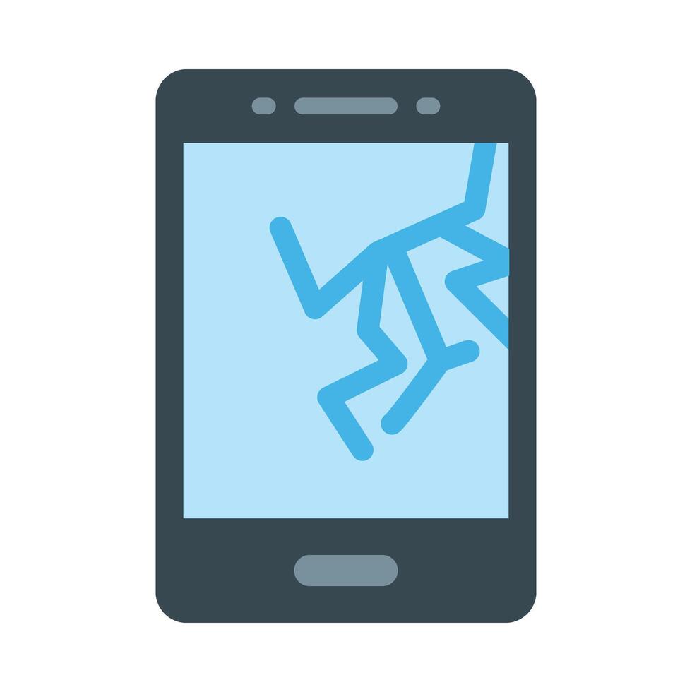 Cracked Icon Design vector