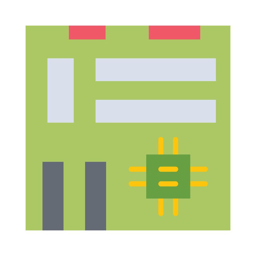Motherboard Icon Design vector