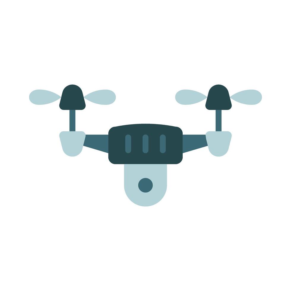 Quadrocopter Icon Design vector
