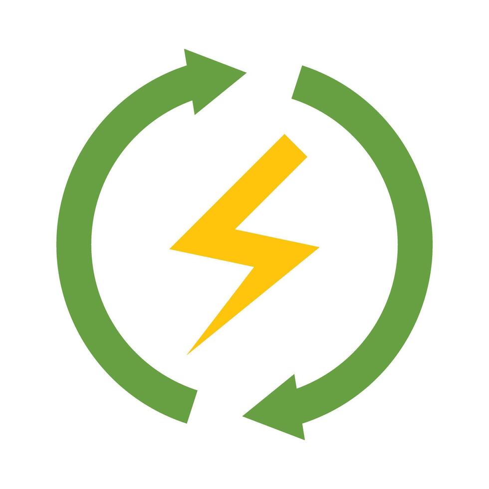 Renewable Energy Icon Design vector