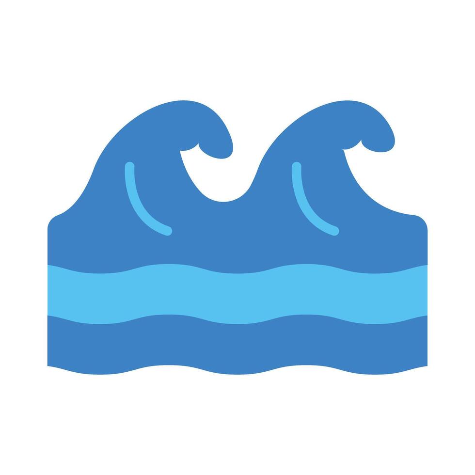 Waves Icon Design vector