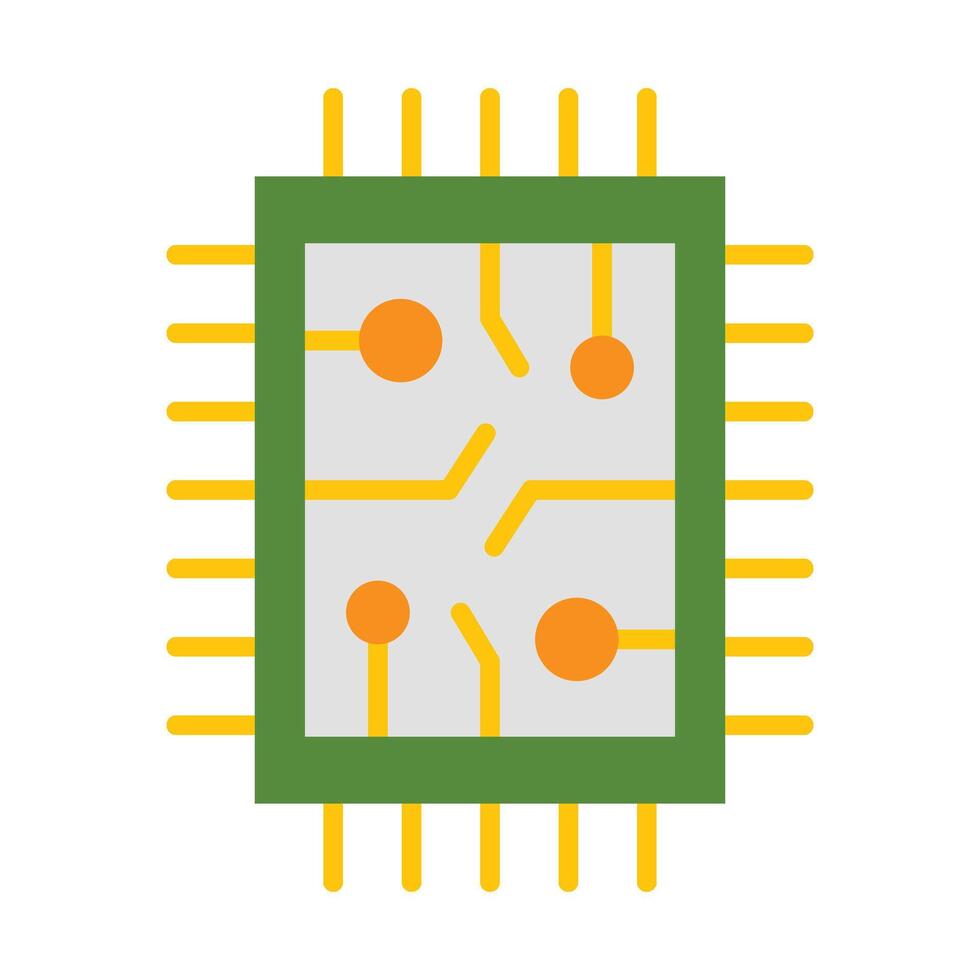 Chip Icon Design vector