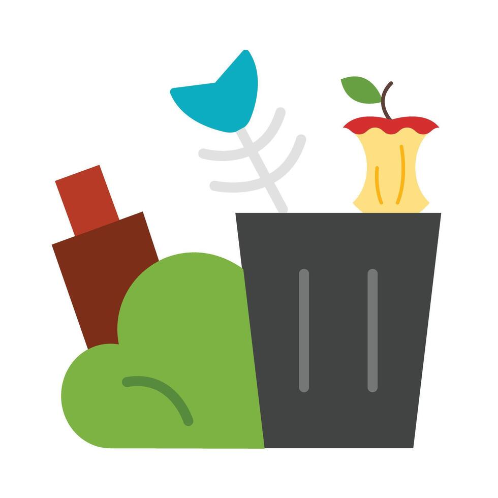 Rubbish Icon Design vector