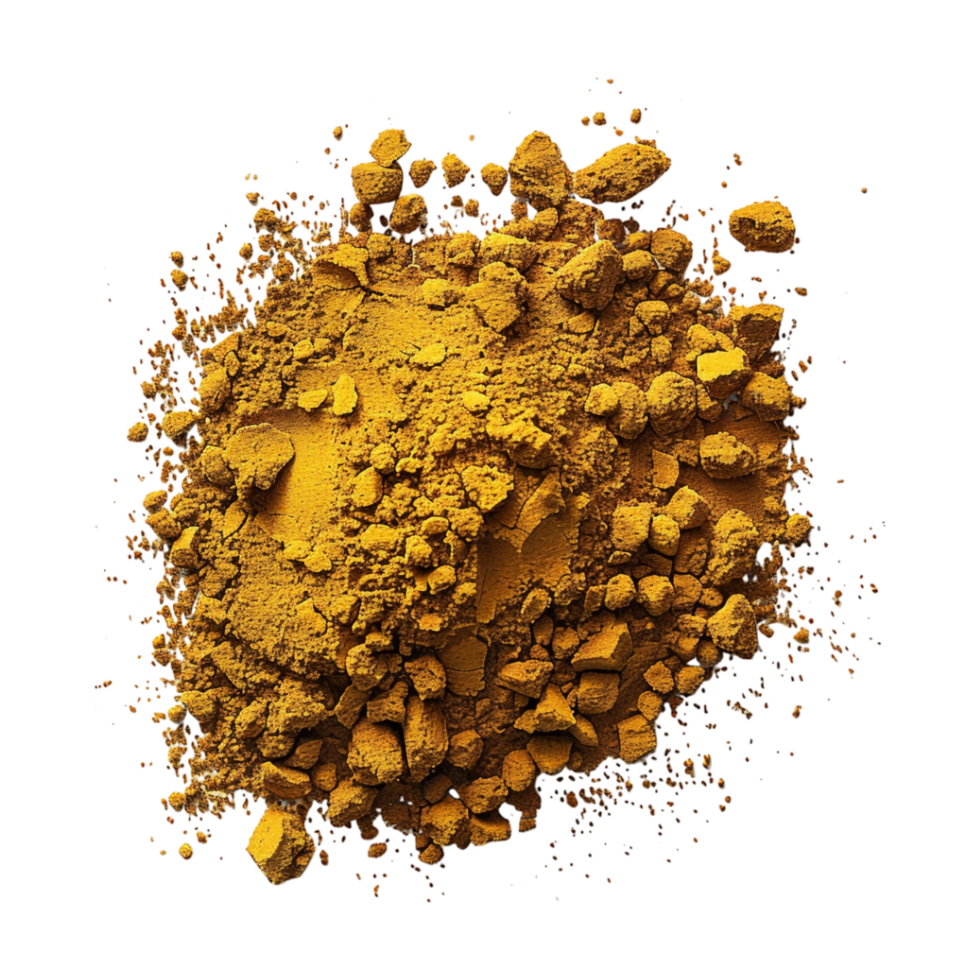 Grinded or Pieced Powder on Transparent Background png
