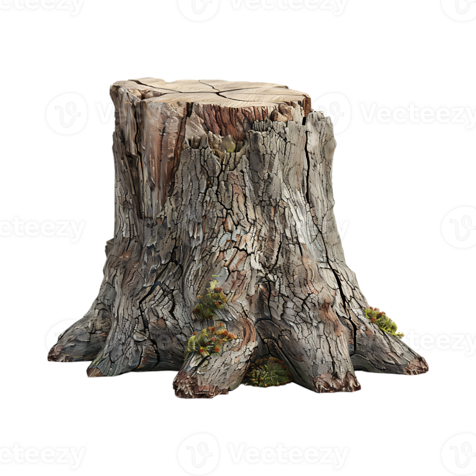 Wood Podium Trunk on Transparent Background png