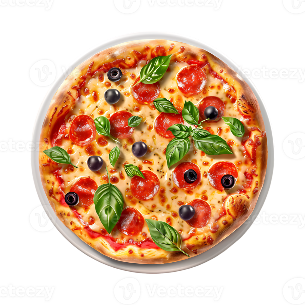 Pizza on Transparent Background png
