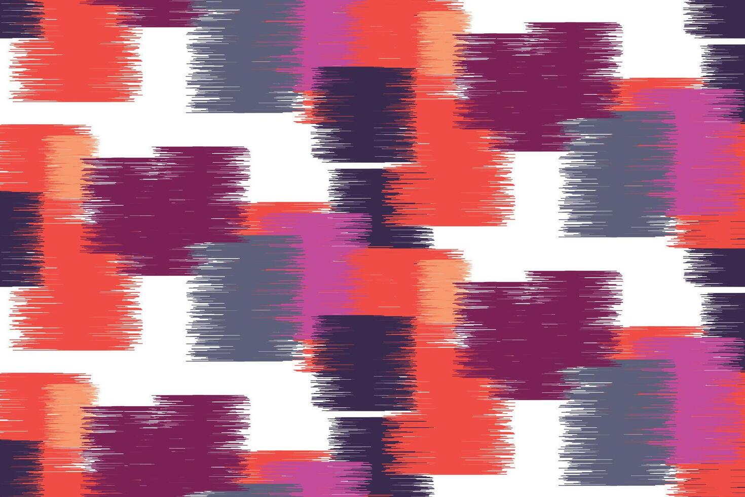 Tie dye pattern Seamless Scandinavian pattern Motif embroidery, Pixel Ikat embroidery Design for Print tie dyeing pillowcase sambal puri kurti mughal architecture vector